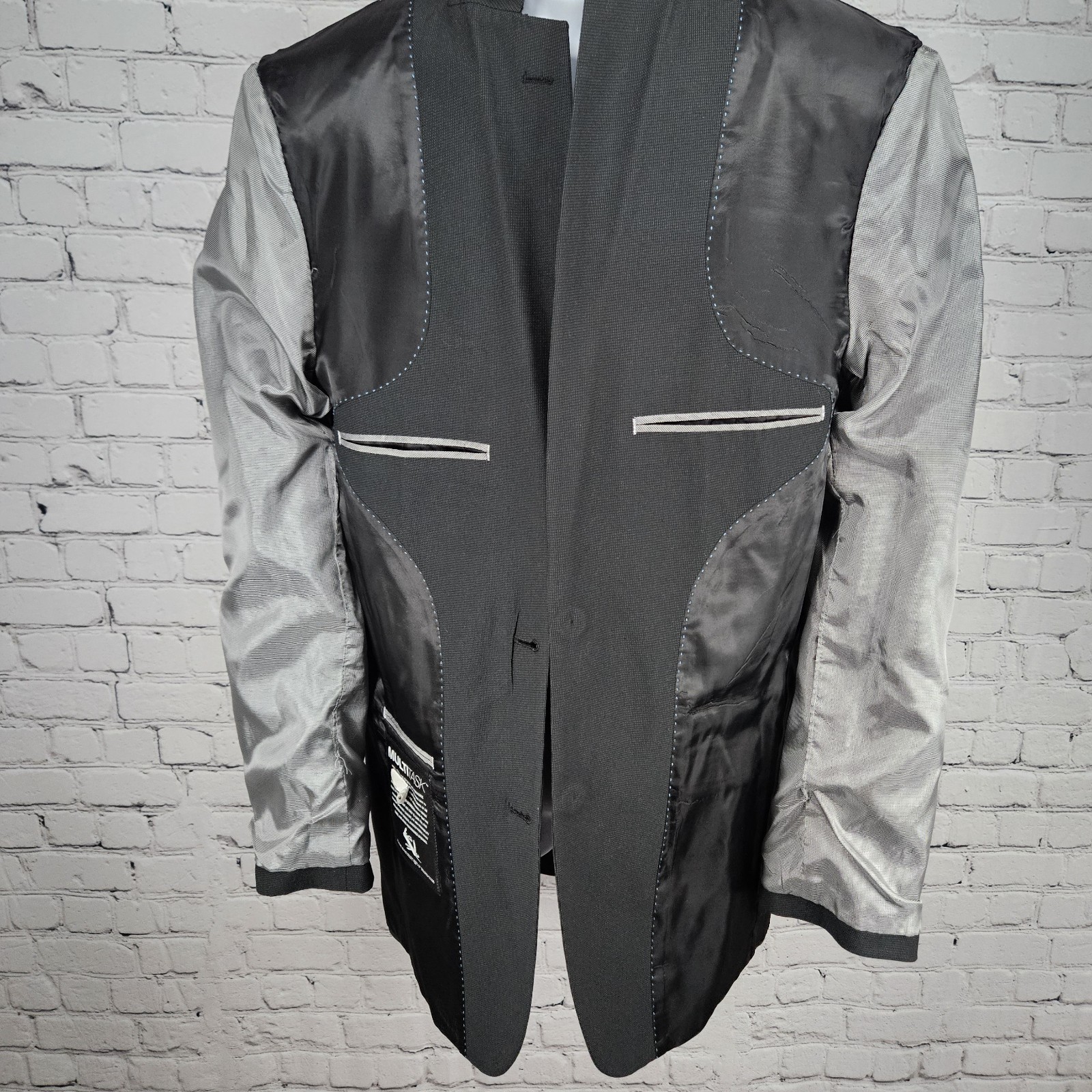 Marc Ecko Black Multitask 2 Button Double Vented … - image 6