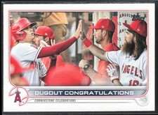 2022 Topps Dugout Congratulations Los Angeles Angels #416