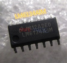 5PCS LM6134AIM LM6134 NS SOP14 Quad Low Power Operational Amplifiers NEW *vy