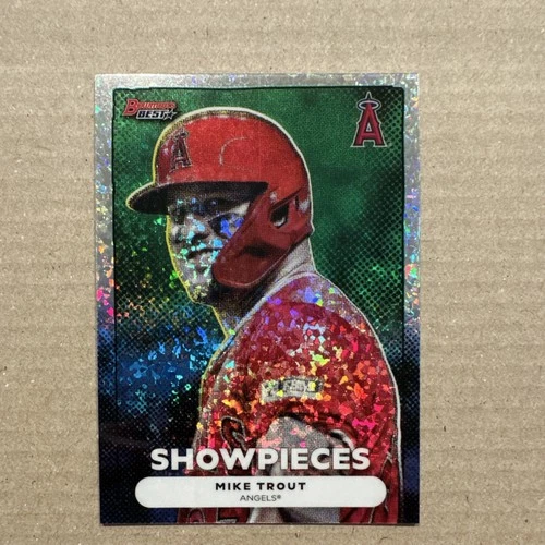 TOPPS BOWMAN'S BEST SHOWPIECES 2025 MIKE TROUT ANGELS BS-9 BASEBALL CARD