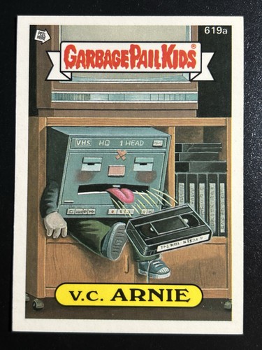V.C. ARNIE [Die-Cut] #619a 1988 Garbage Pail Kids card