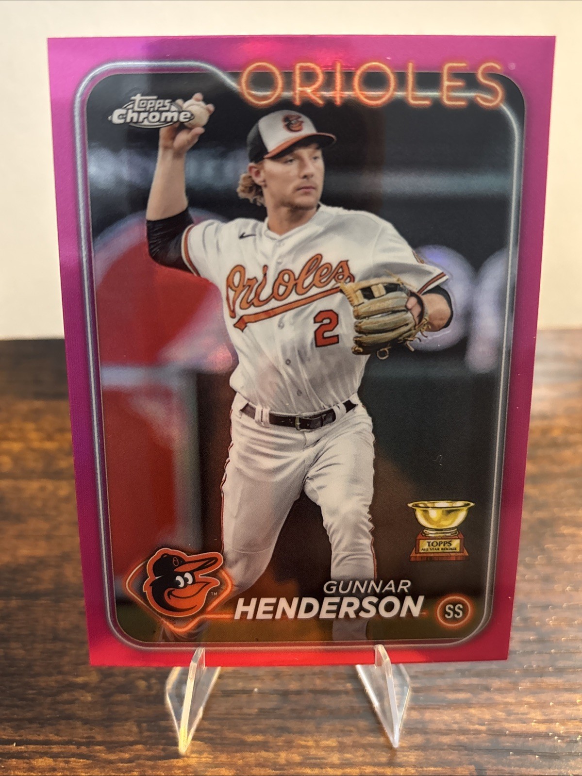 2024 Topps Chrome - Gunnar Henderson #36 Pink Refractor