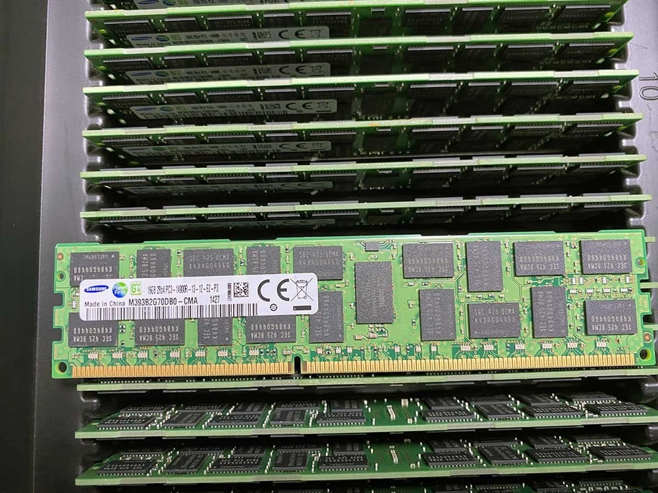 Genuine SAMSUNG 16GB/32GB/64GB DDR3 Server RAM ( M393B2G70DB0-YK0 ) PC3L -12800R - Image 2 of 4