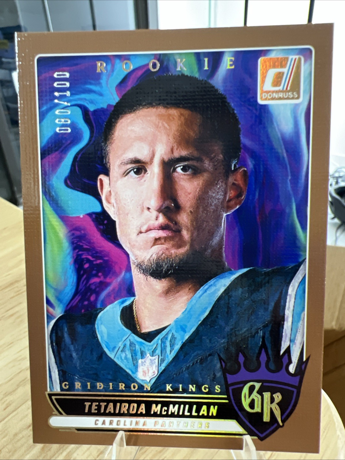 2025 Donruss Gridiron Kings Tetairoa McMillan/100