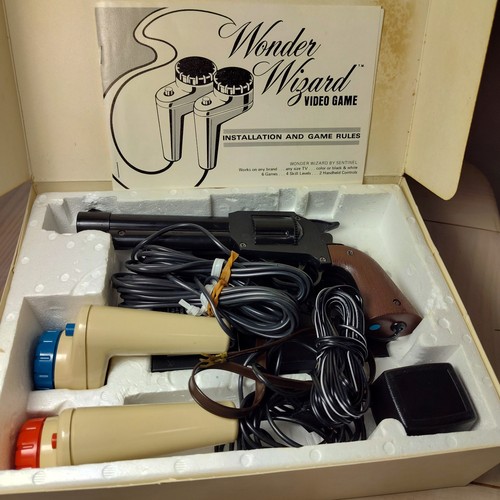 VINTAGE WONDER WIZARD MODEL 7704 BULLS EYE 6 VIDEO GAMES USED - Picture 2 of 11