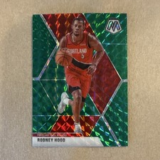 Panini Mosaic 2019-20 Rodney Hood #35 Portland Trail Blazers Green Prizm