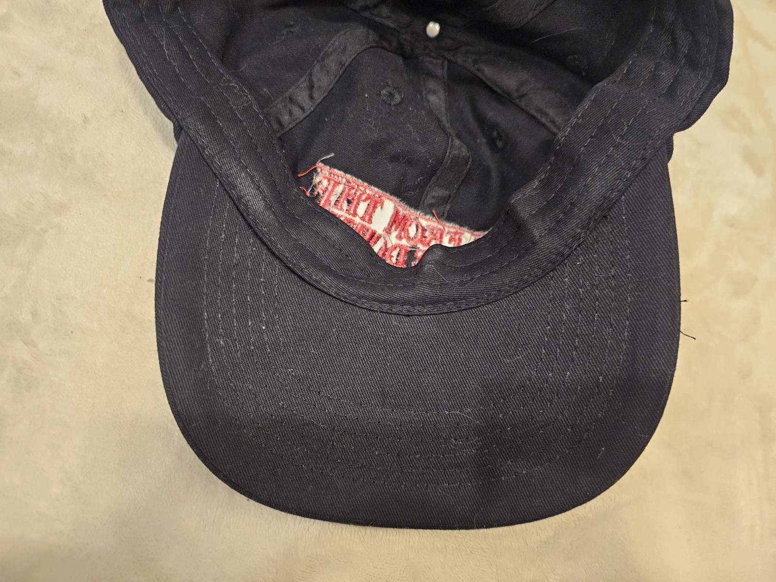 Stranger Things Black Red Adjustable Trucker Cap … - image 8