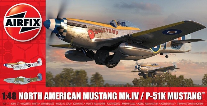 Airfix A05137 - 1/48 North American Mustang Mk.IV - New