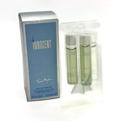 Thierry Mugler Innocent Eau De Parfum Purse Spray Refills - 3x 0.33oz [NIB] RARE