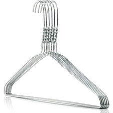 Wire Clothes Hangers - 13pc - Silver Coat Hangers
