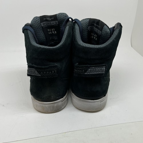 SHIMA SX-2 EVO Motorcycle Shoes Women’s Sz EU 41 US 9.5 Navy Blue Black Suede - Bild 9 von 20