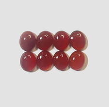 8 PCS GENUINE OVAL CARNELIAN CABS OVAL 11X9 MM BELOW WHOLESALE PRICE  