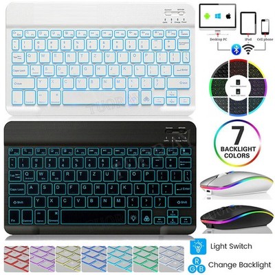 Für Huawei MatePad SE/Pro / Honor Pad X9/X8 Pro QWERTZ Beleuchtete Tastatur Maus