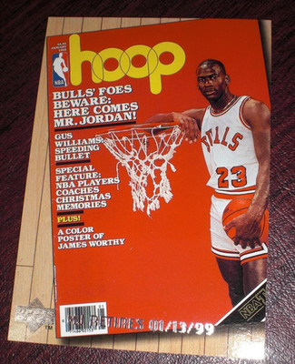 1999 UPPER DECK MICHAEL JORDAN COVER STORY JUMBO MJ RETIRES #C14 CHICAGO BULLS