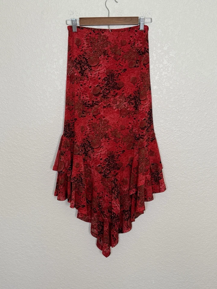 Isabel de Pedro Mr Cat Falda Tul Volantes Asimétrica De Colección Y2K Avant Garde Sexy, 4 Foto 2 de 4