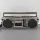 Vtg 1980s Panasonic AM-FM Stereo Radio Cassette Boombox Model RX-4930 TESTED!