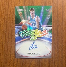 2025-26 Topps Chrome Liam McNeeley Future Stars Green Refractor Rookie Auto /99