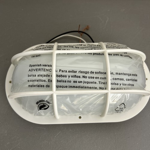 Portfolio Outdoor Oval Marine Dock Deck Light White Finish- 0398471 - Picture 3 of 9