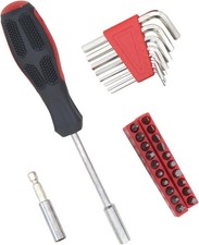 39-Piece Household Tools Kit Essential Home Repair Set with Plastic Toolbox - Image 5
