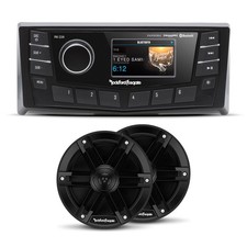 Rockford PMX-5CAN 2.7 Marine Wet Bonded Ipx6 Color Media Receiver, Nmea 2000...