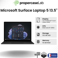 Microsoft Surface Laptop 5 13.5" | Intel Core i5-1235U | 16 Go RAM | 512 Go SSD