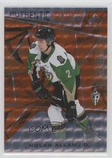 2021 Upper Deck SP Game Used CHL Edition Orange Foilboard /499 Nolan Allan 15fy