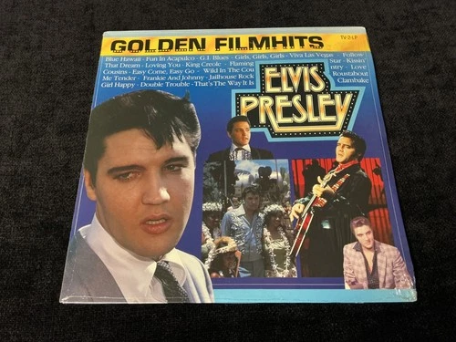 ELVIS PRESLEY 2LP GOLDEN FILM HITS FACTORY SEALED THE NETHERLANDS GATEFOLD 1983