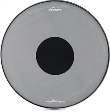 RTOM Low Volume Mesh Bass Drumhead - 22 inch (3-pack) Bundle