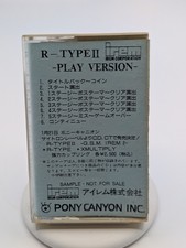 R-Type II Play Version Cassette Japanese Sample Irem Pony Canyon