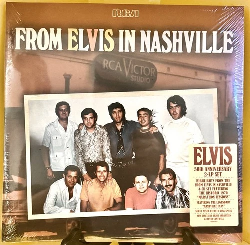FROM ELVIS IN NASHVILLE “MARATHON SESSIONS” 2/LP Vinyl 50th ANNIVERSARY “SEALED”