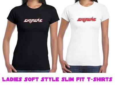 Xtreme Ladies T-Shirt Slim Fit I cotton I funk metal I Glam metal gift for her - Image 1 of 4