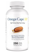 Omega Caps HP Snip Tips for Cats and Small Dogs Breeds High Potency 250 Capsules