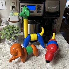 Vintage Tupperware Zoo-It-Yourself Animals Lot 15 Pc Tuppertoys Parts/Play Set