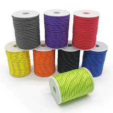 550 Paracord Rope 4mm 50m 100m Reflective 7 Strand Camping Tent Survival Cord