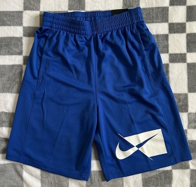 Nike Dri-FIT Boys Shorts Size L Royal Blue