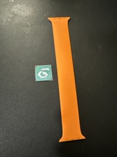 Apple Watch Silicone Solo Loop 44mm 42/45/49 Genuine Kumquat Orange Size 11