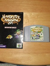 Harvest Moon (Nintendo 64) - Authentic Cartridge And Manual