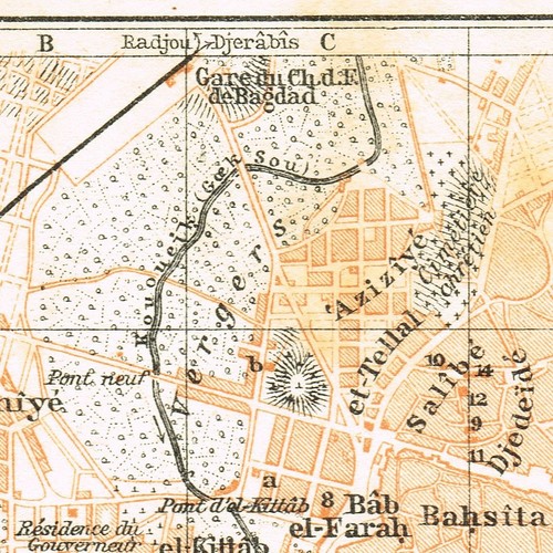 ALEPPO map ORIGINAL city plan 1906 ﺣَﻠَﺐ SYRIA Levant Alep - Picture 10 of 12