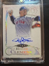 2015 Topps Five Star Autographs Roger Clemens Rainbow /25 On Card Auto