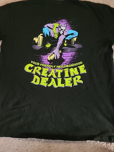 Creatine Graphic T Shirt Funny Gym Gear Unisex Cotton Tee XL