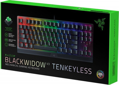 Razer BlackWidow V3 Tenkeyless Mechanische Gaming-Tastatur QWERTZ
