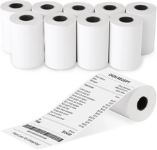 2 1/4 X 50 Thermal Receipt Paper Rolls, POS Cash Register Paper Rolls, BPA Free