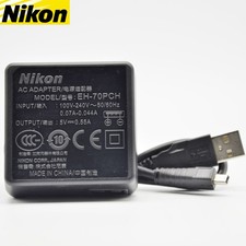 Genuine Nikon EH-70P AC Adapter Charger for Coolpix P520 P530 S9500 S9400 S6500