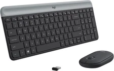 Logitech MK470 Slim Wireless Keyboard and Mouse Combo - Graphite