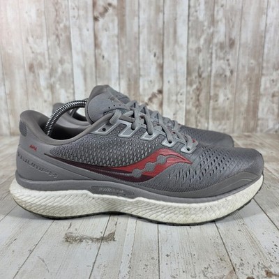 Saucony Triumph 18 Mens Running Shoes Grey Black Red S20595-30 Size 11.5 Saucony Triumph 18 Running Men main image 3