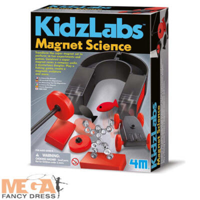 4M Kidz Labs Magnet Wissenschaft Modellbausatz Kinder Erziehungswissenschaft Aktivitäten 7+ Neu