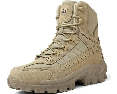 Men Outdoor Hiking Boots Wear-resistant Warm Non-Slip High Top Shoe Outdoor Work