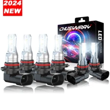 For Chrysler 300 2005-2009 - 6x 6000K LED Headlight High Low Fog Bulbs Combo Kit