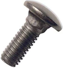 Stainless Steel Carriage Bolts 10-24 x 1/2" Qty-25