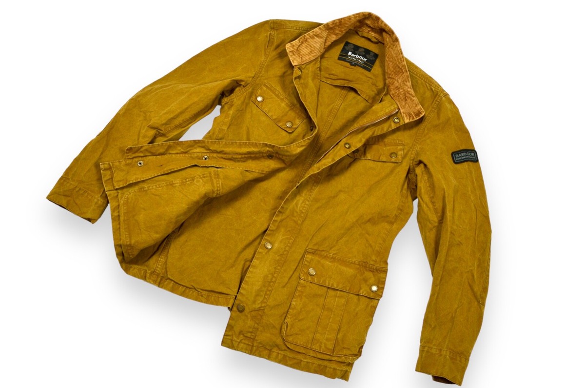 Men's Barbour Coloured Duke International Jacket Brown England